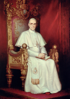 ステレオ写真　レトロ　ローマ教皇